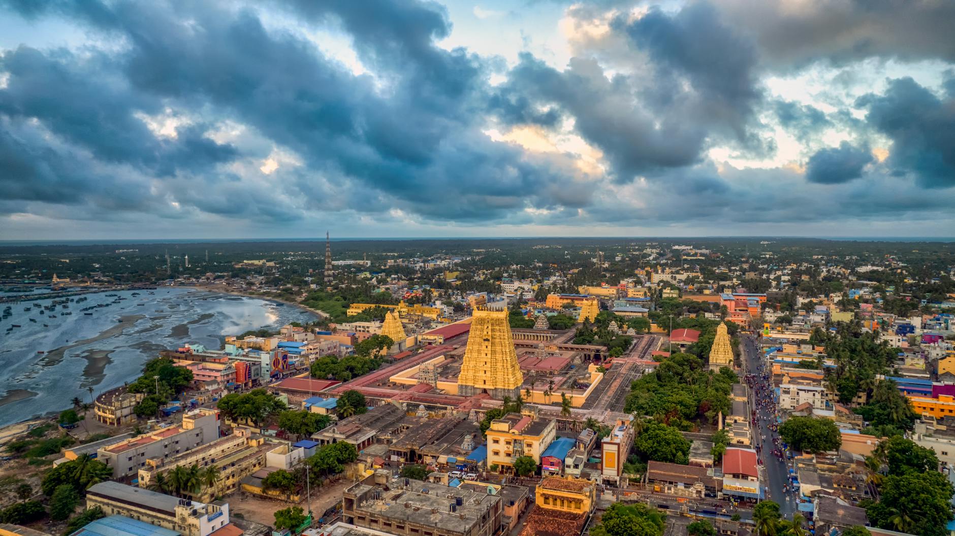 India from above
