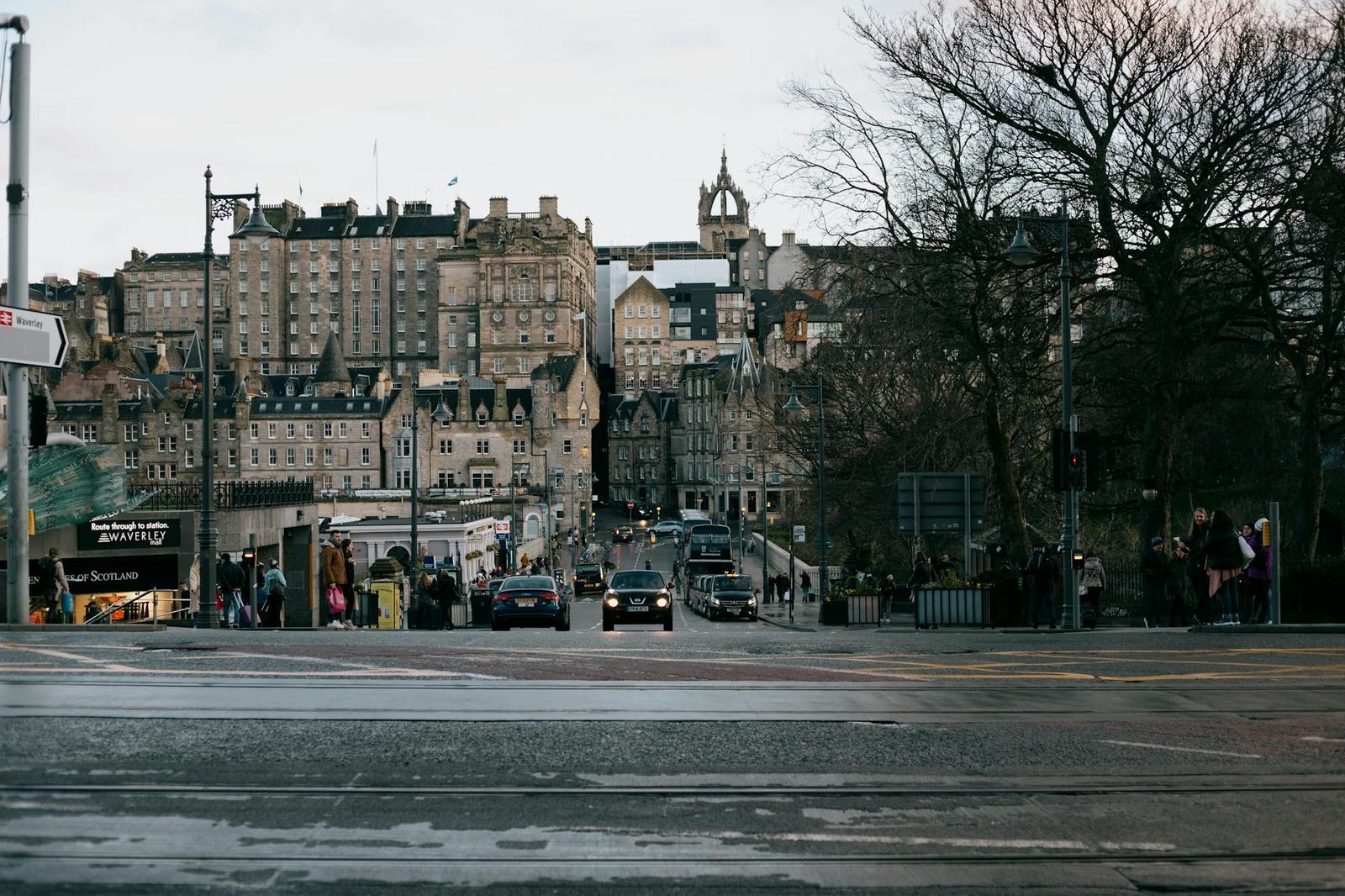 Arrival In Edinburgh on day 1, UK