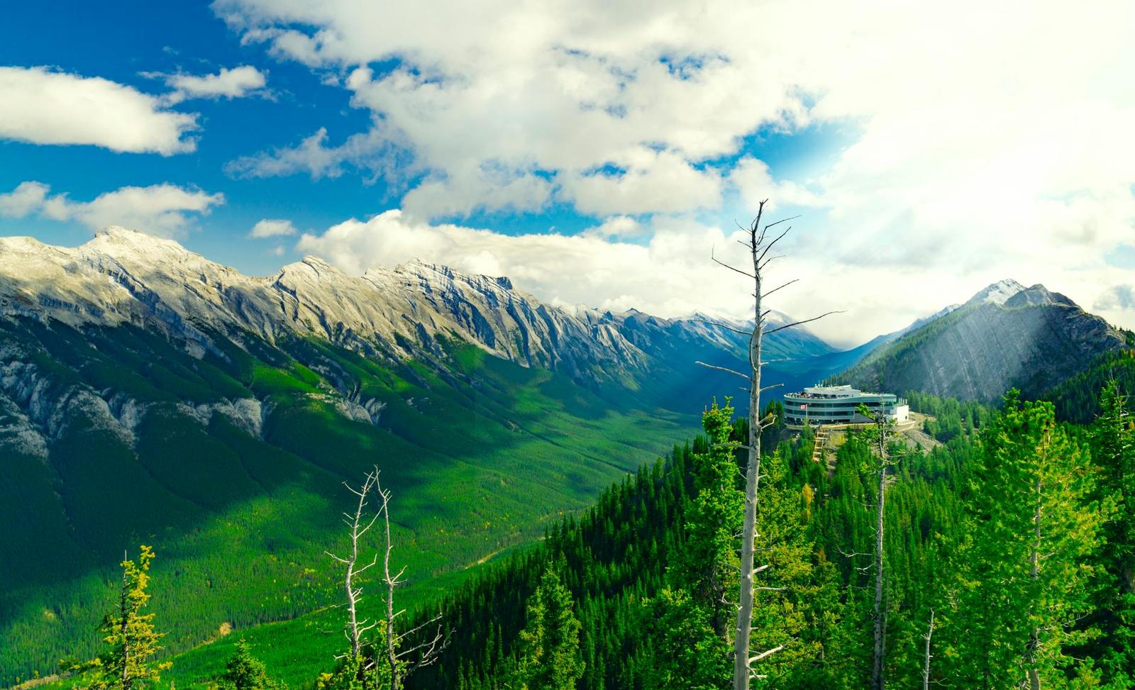 Banff Gondola Ride on day 4, Canada