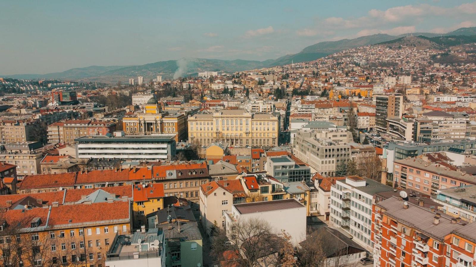 Guided City Tour Of Sarajevo on day 10, Bulgaria + North Macedonia + Albania + Montenegro + Croatia + Bosnia + Slovenia