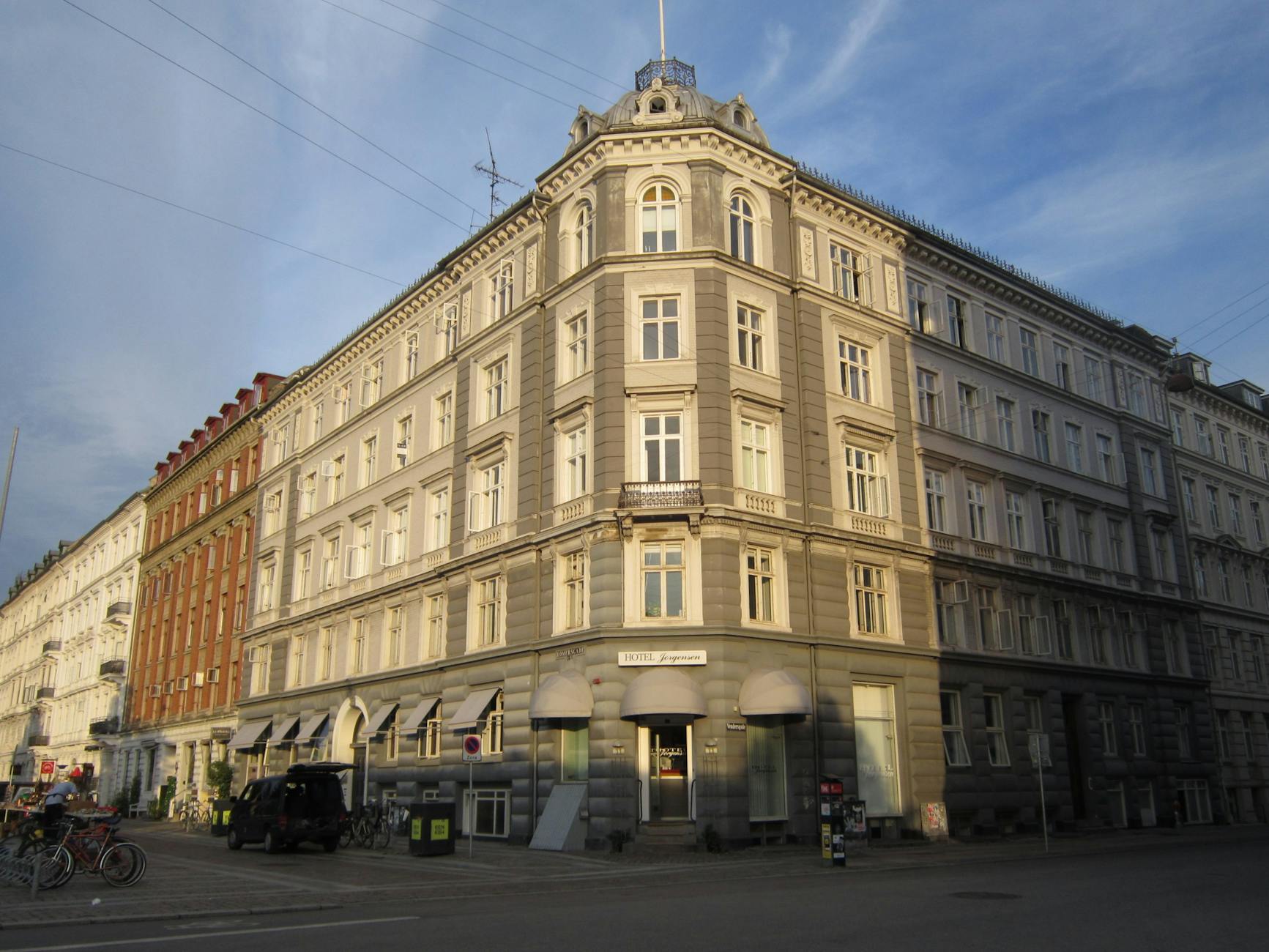 A hotel in Copenhagen, Finland + Sweden + Norway + Denmark