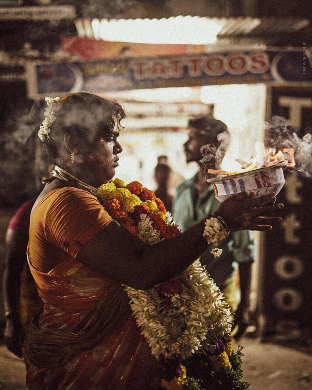 A portrait moment in India