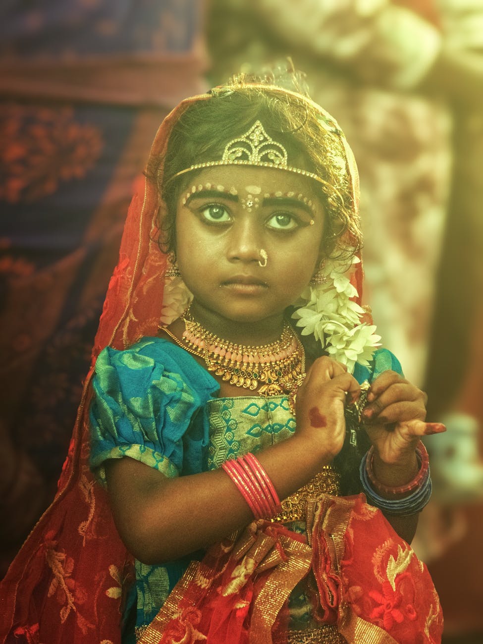 A portrait moment in India