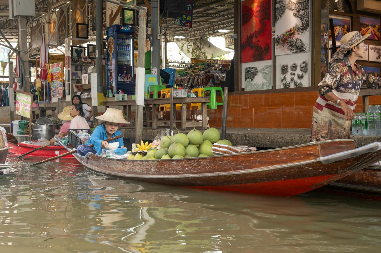 Damnoen Saduak Floating Market Half Day Tour + Railway Market Vist Only on day 11, Thailand