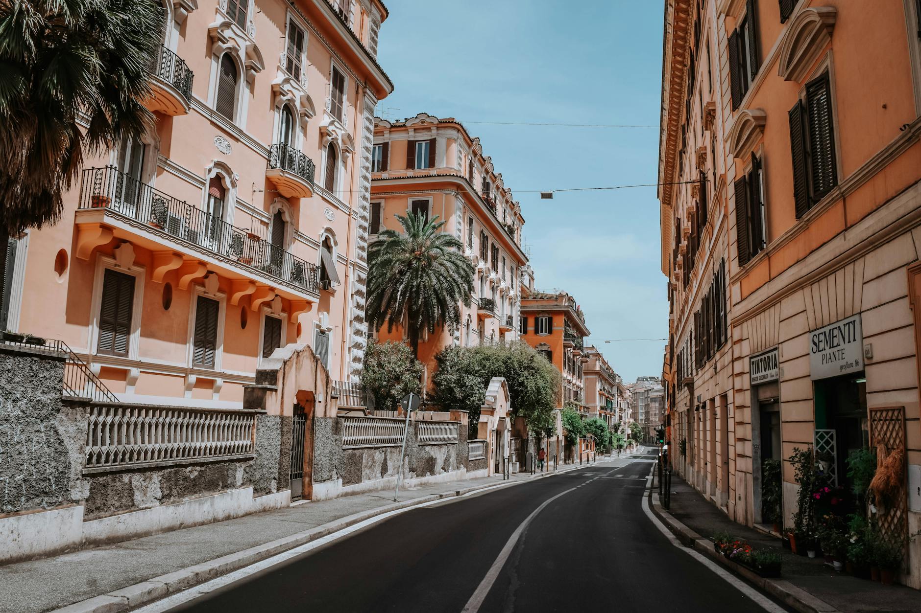 A hotel in Rome, UK + Netherlands + France + Switzerland + Italy