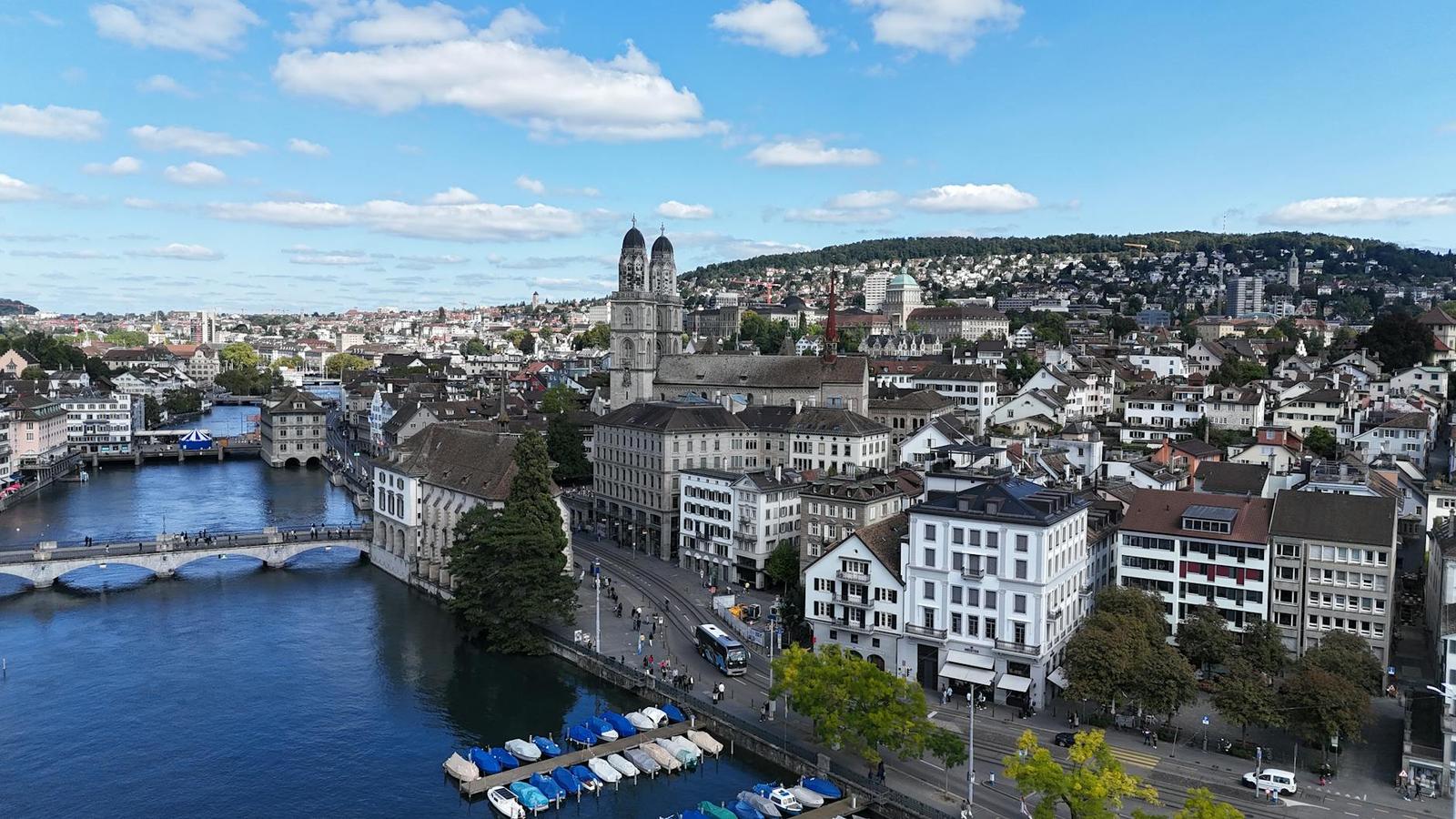 Zurich on day 1, Switzerland + France