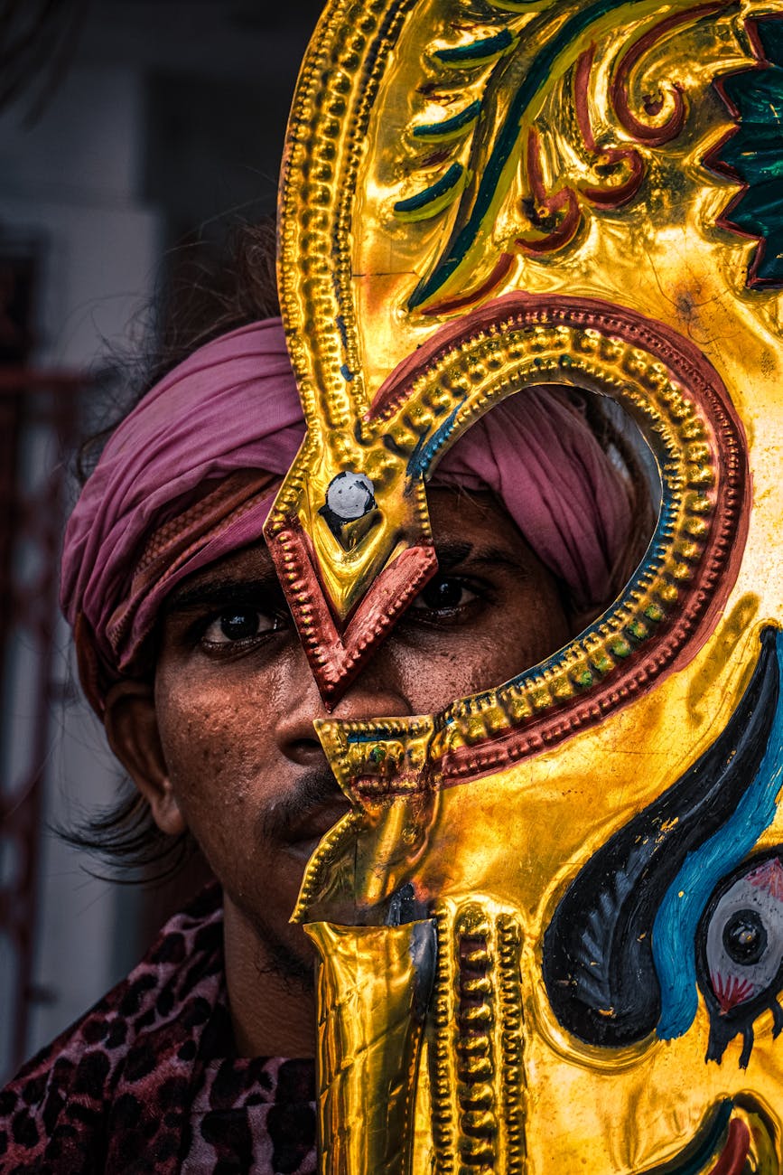 A portrait moment in India