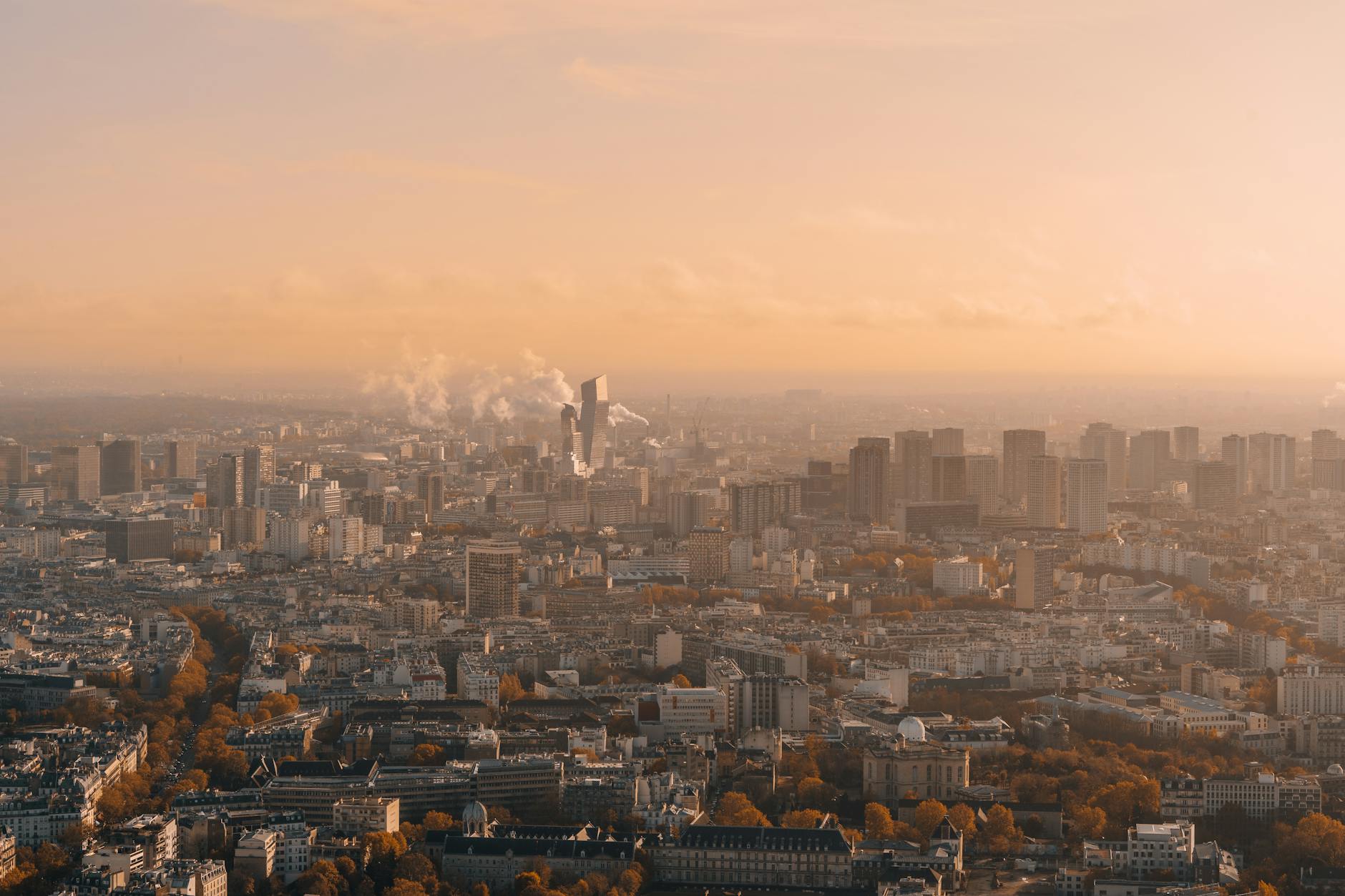 France at golden hour