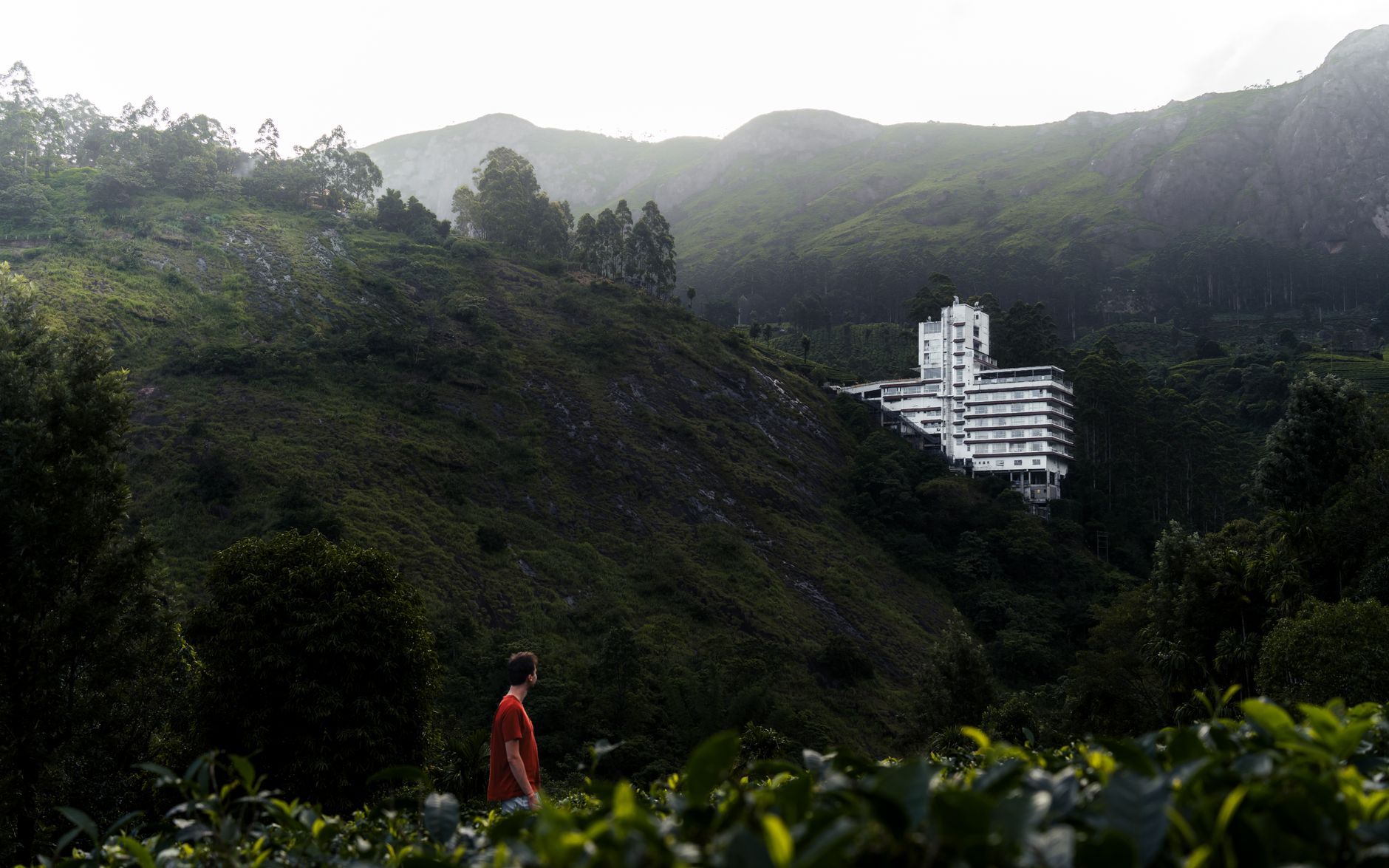 Munnar architecture at night