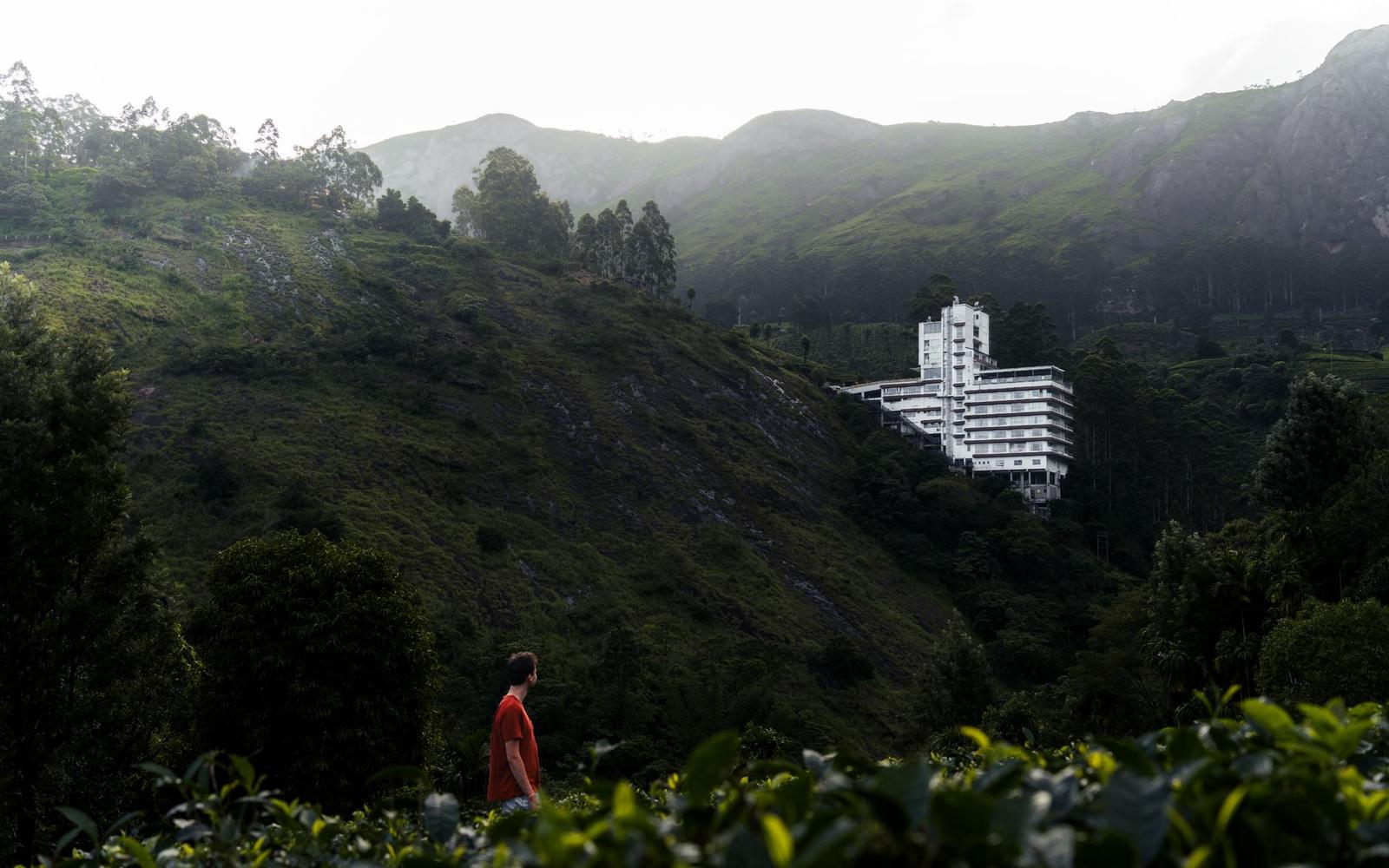Munnar architecture at night