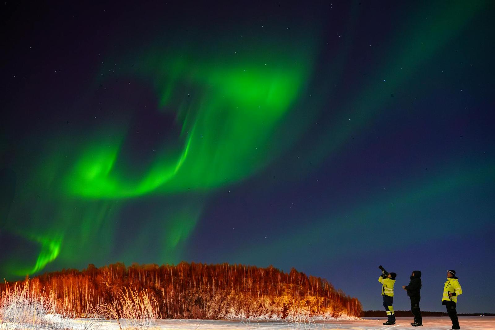 Aurora Hunting Inari Wilderness, Finland