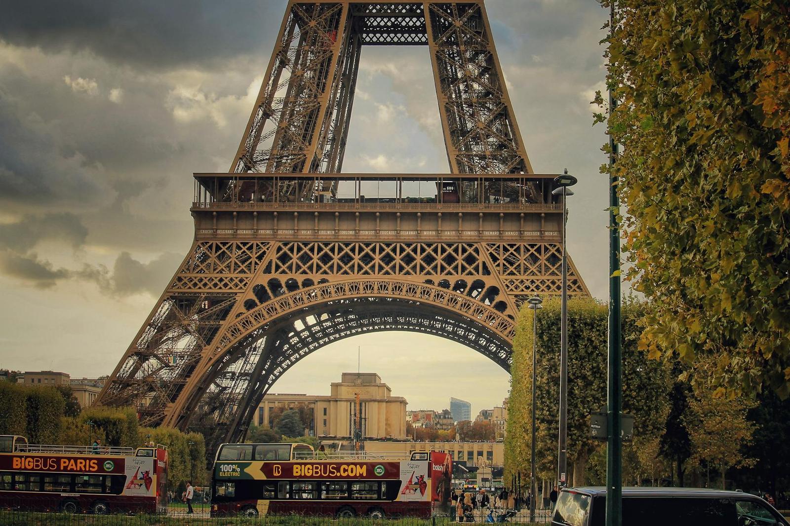 City Tour With Eiffel Tower 2nd Level Entry on day 9, Germany + Austria + Switzerland + France + Netherlands