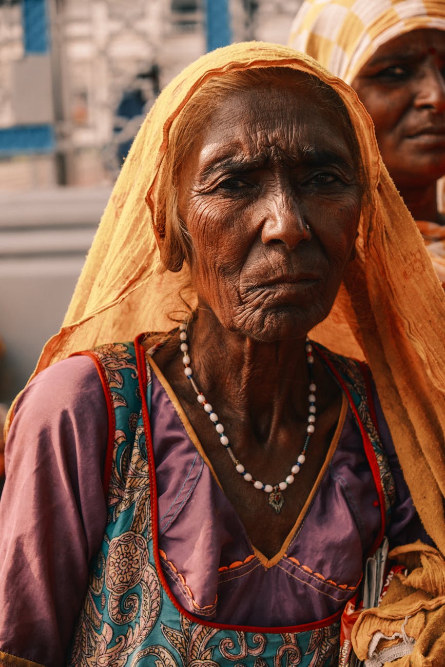 A portrait moment in India