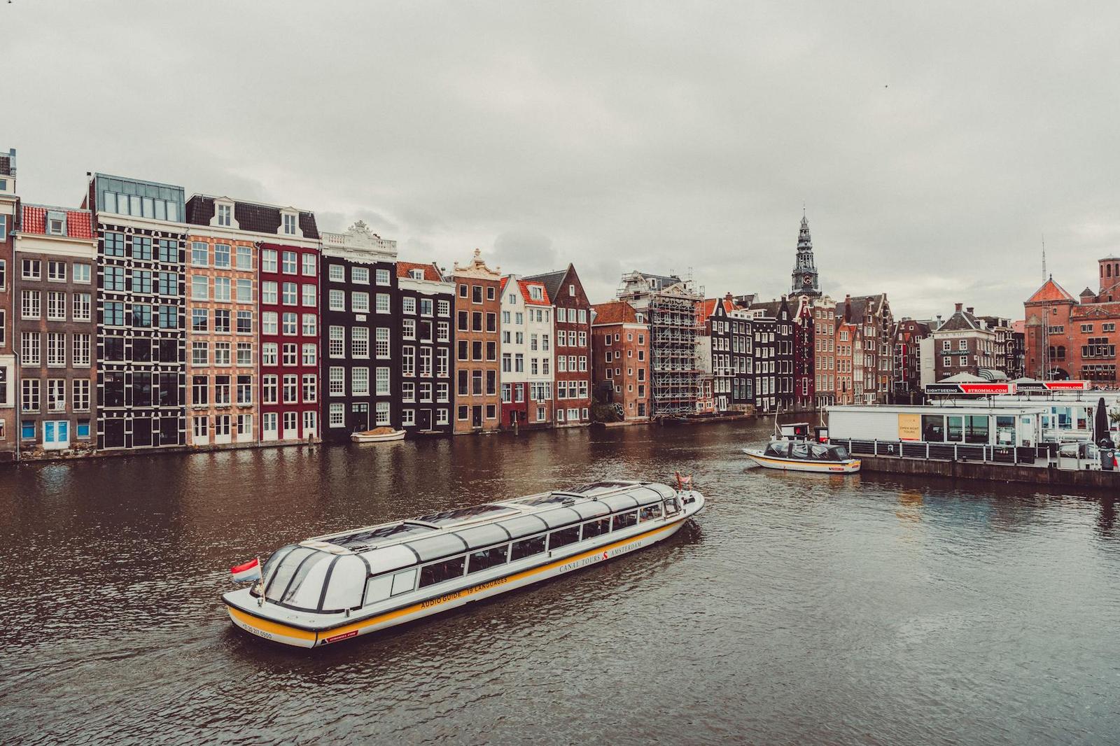 Amsterdam Canal Cruise, Switzerland + France + Netherlands