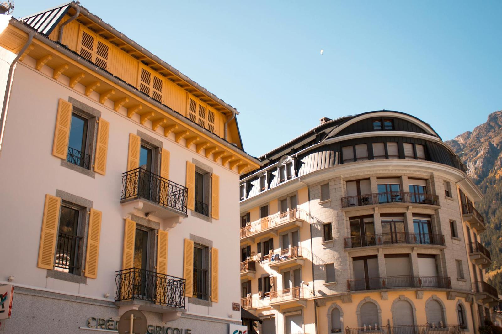A hotel in Chamonix, France + Germany + Switzerland + Italy