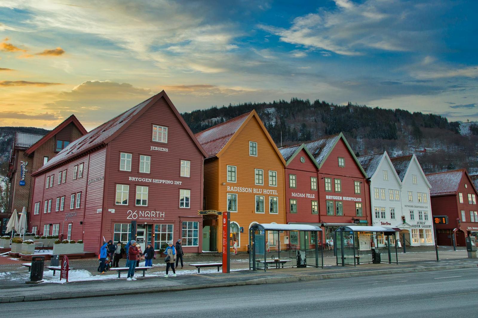 Bergen on day 9, Finland + Sweden + Norway + Denmark