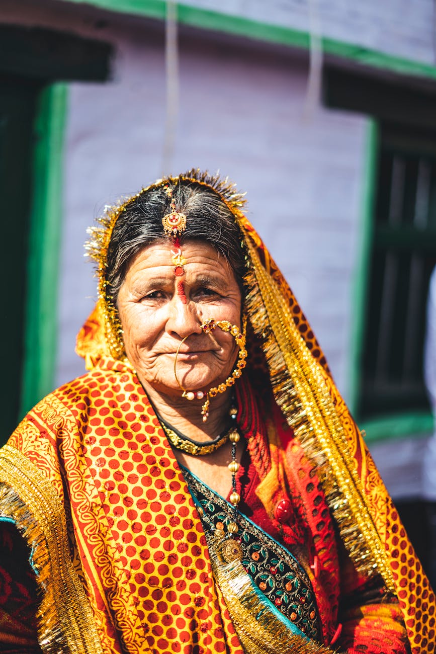 A portrait moment in India