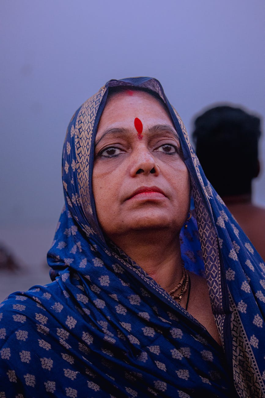 A portrait moment in India