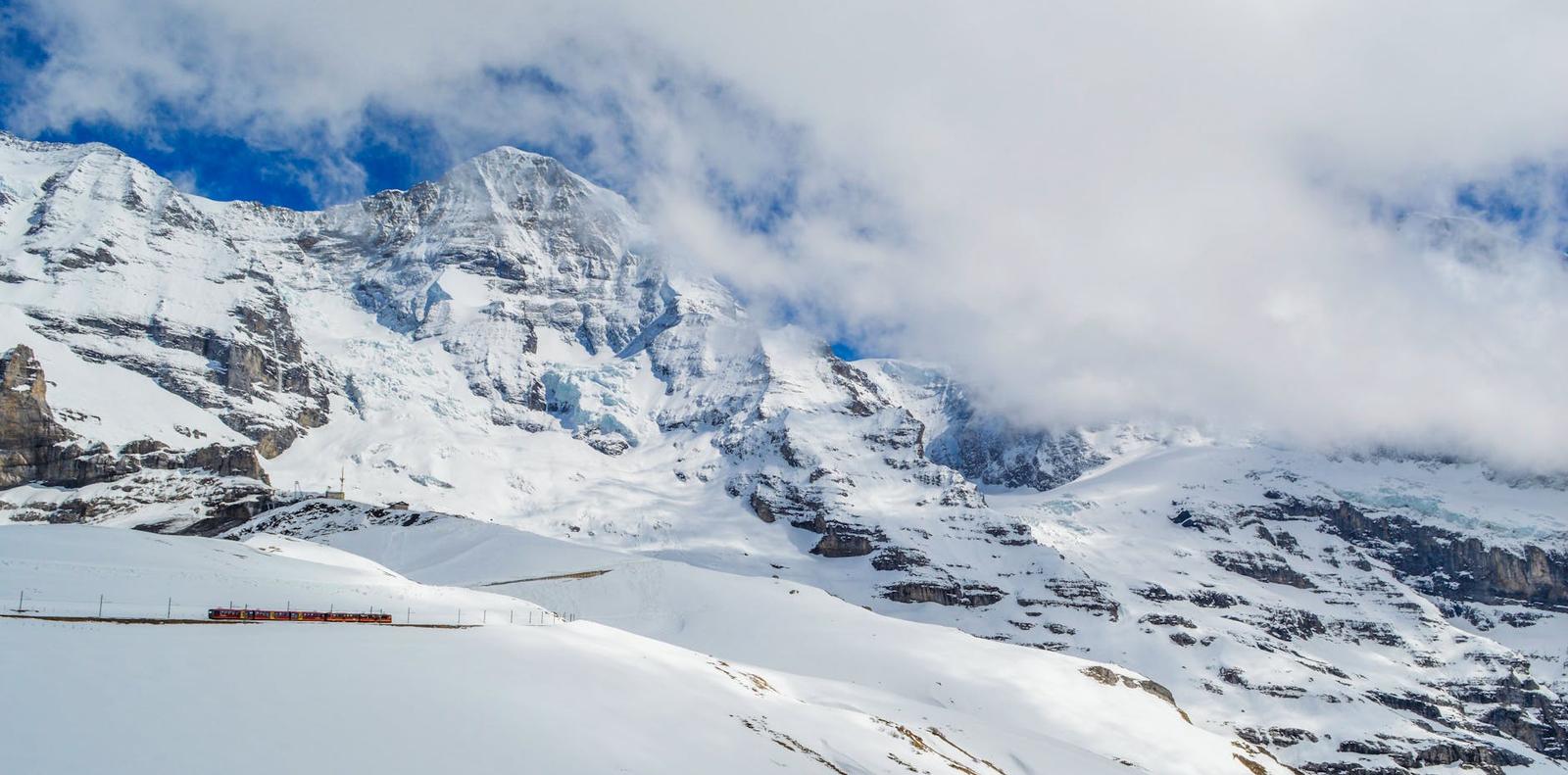 Mt Jungfraujoch With Eiger Express, Switzerland