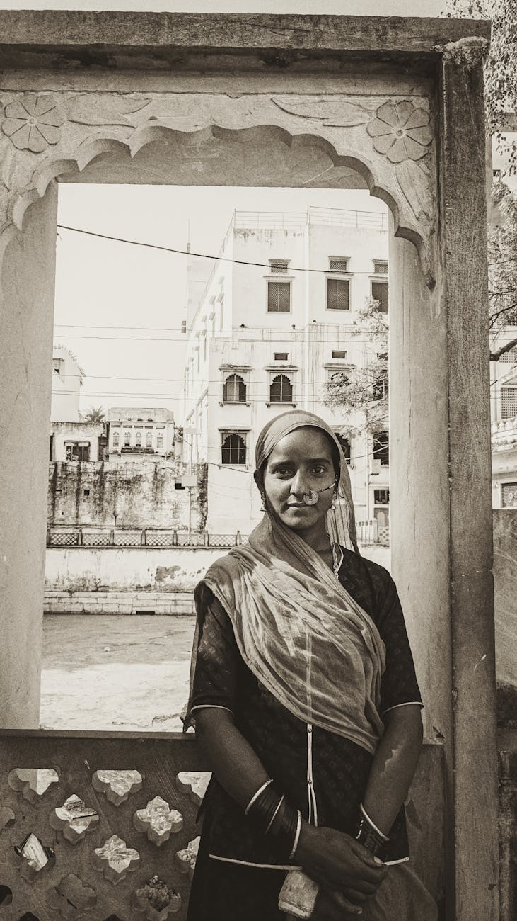 A portrait moment in India