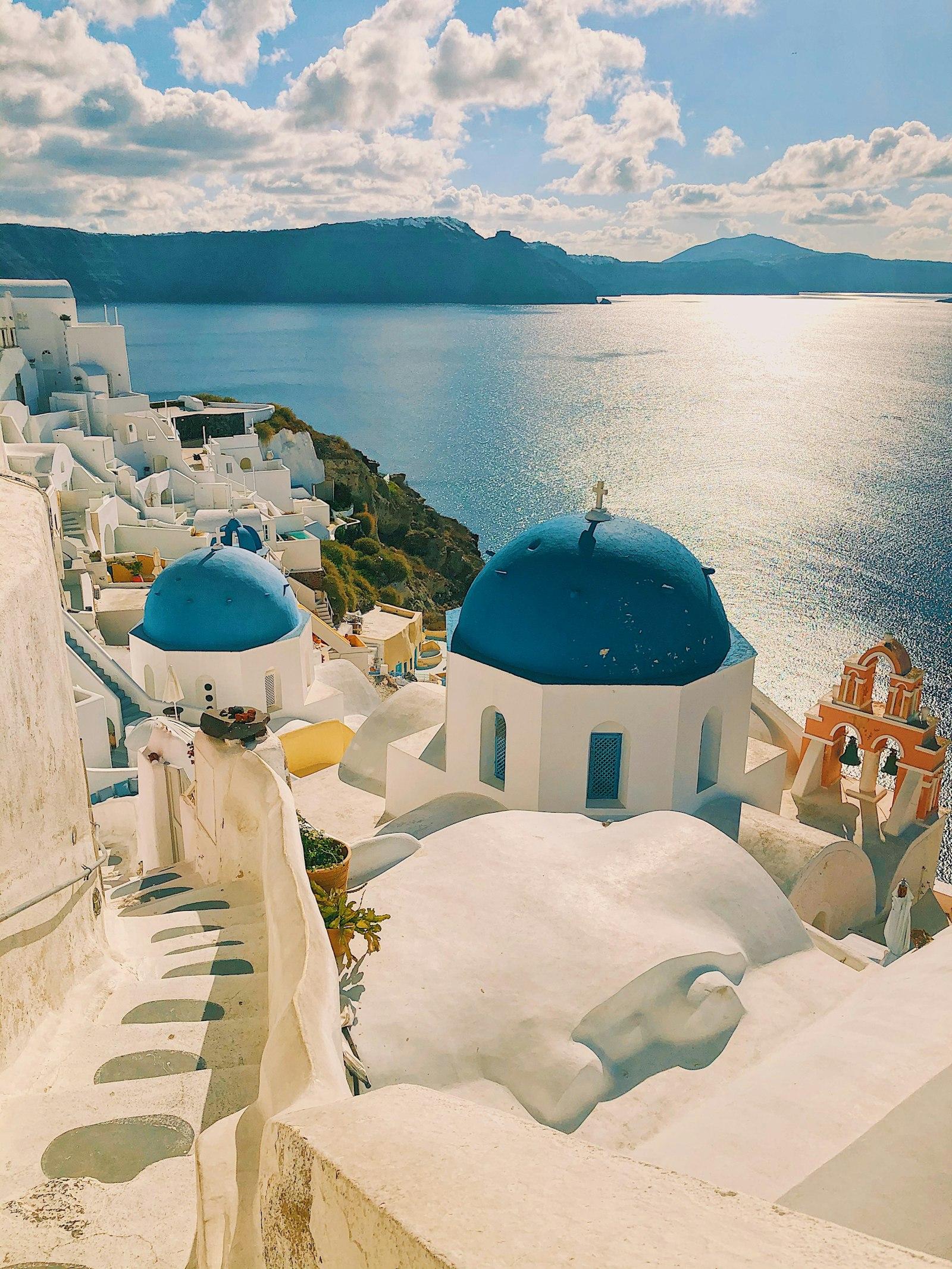 Santorini at sunset
