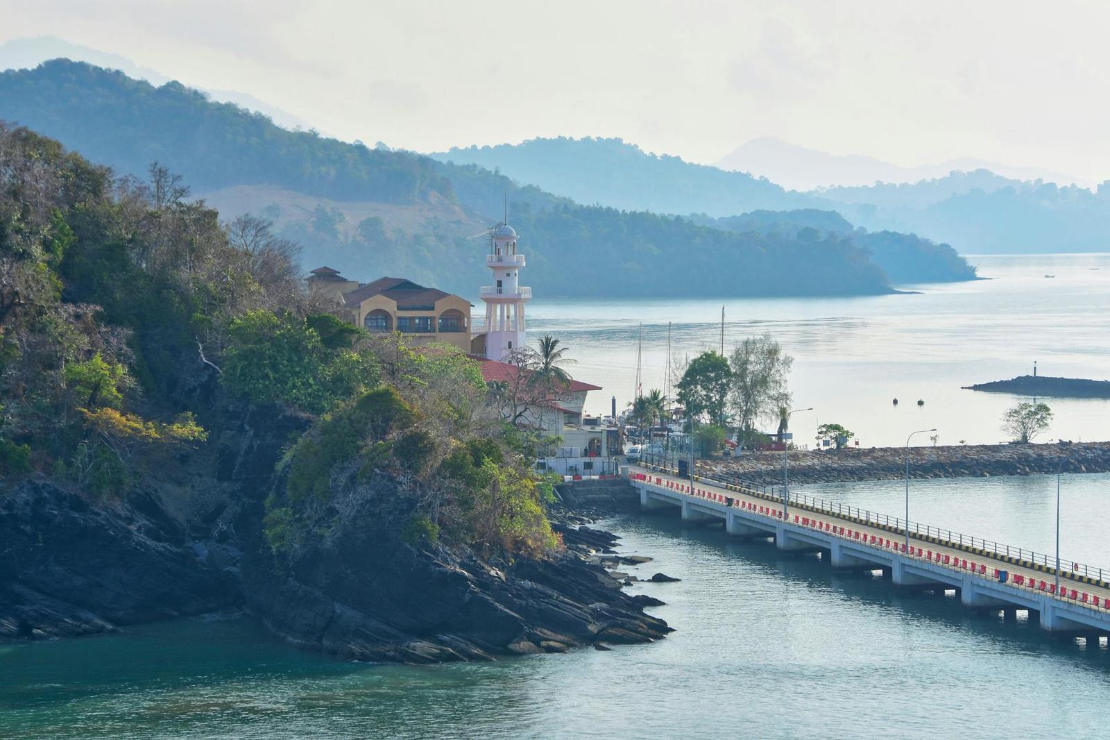 LANGKAWI architecture at night