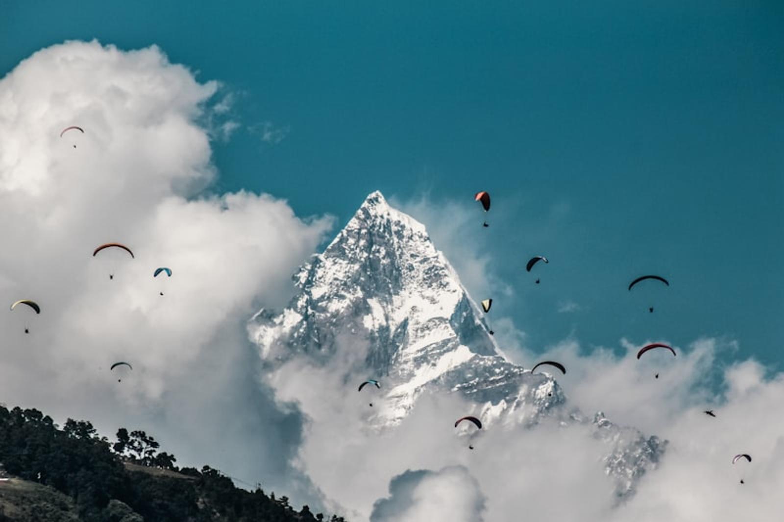 Annapurna sunrise from Sarangkot Pokhara