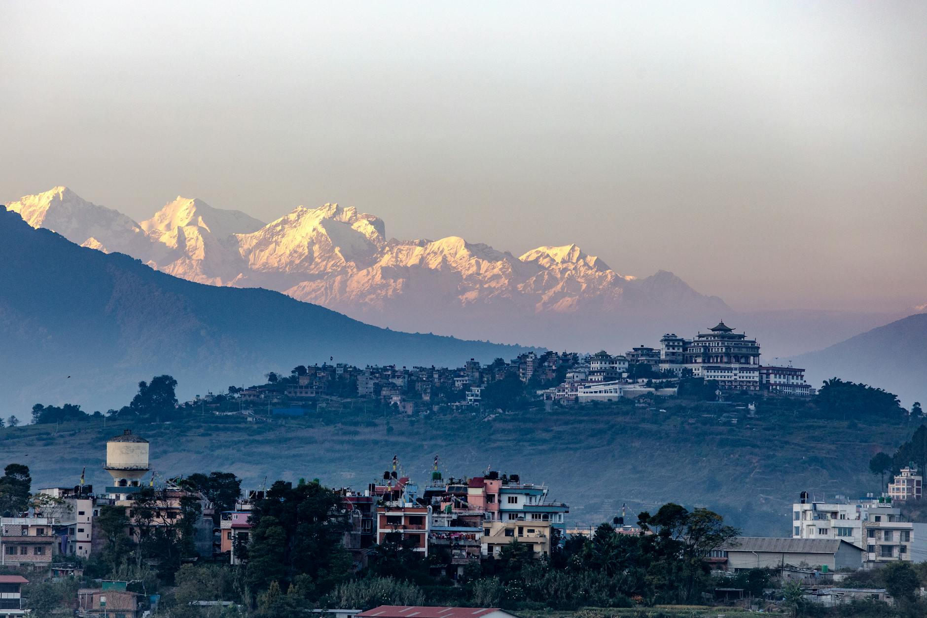 Nepal at golden hour