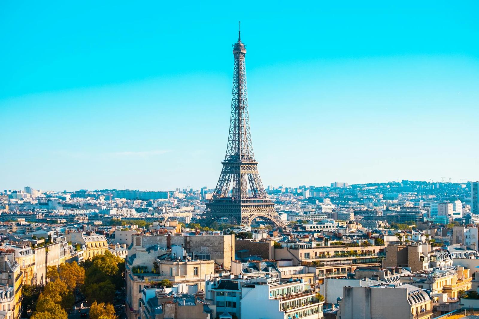 Paris on day 5, France + Germany + Switzerland + Italy