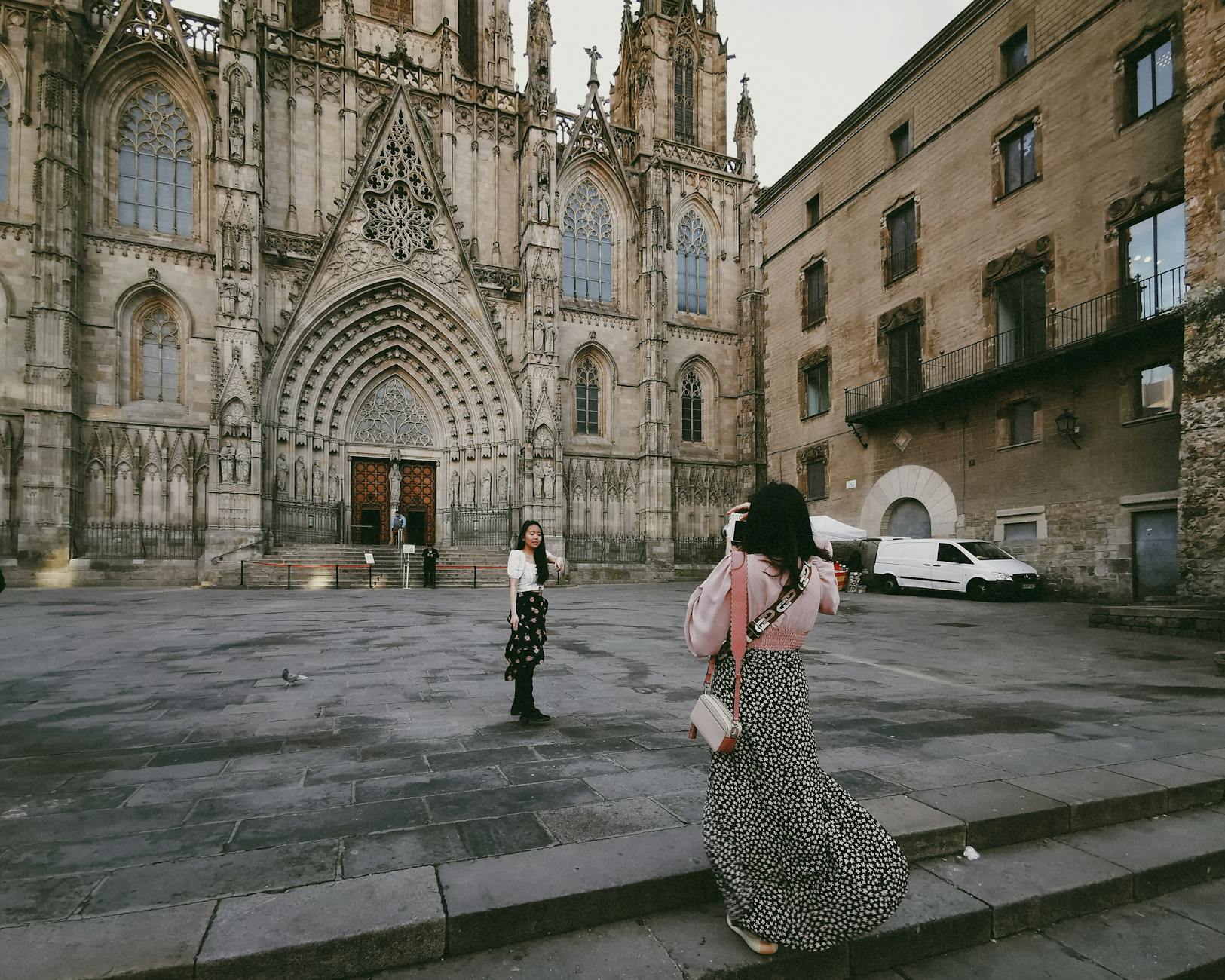 Barcelona on day 2, Spain + France + Italy