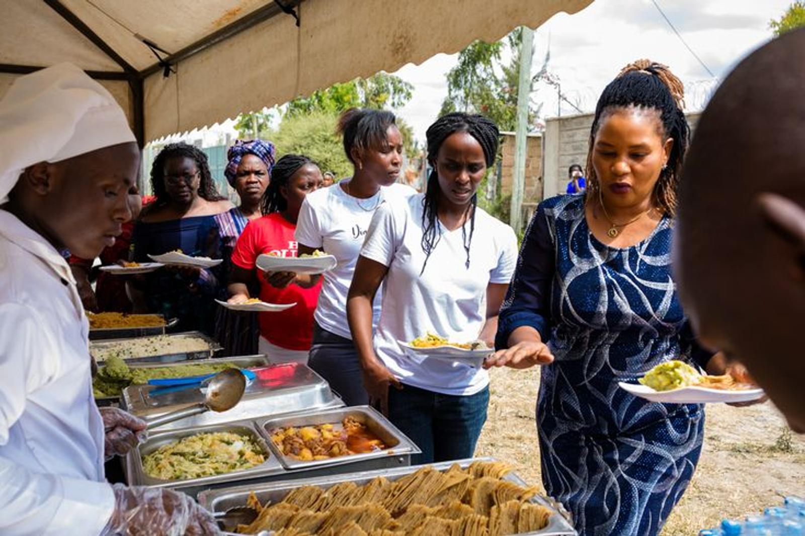 Tea-estate hosted lunch