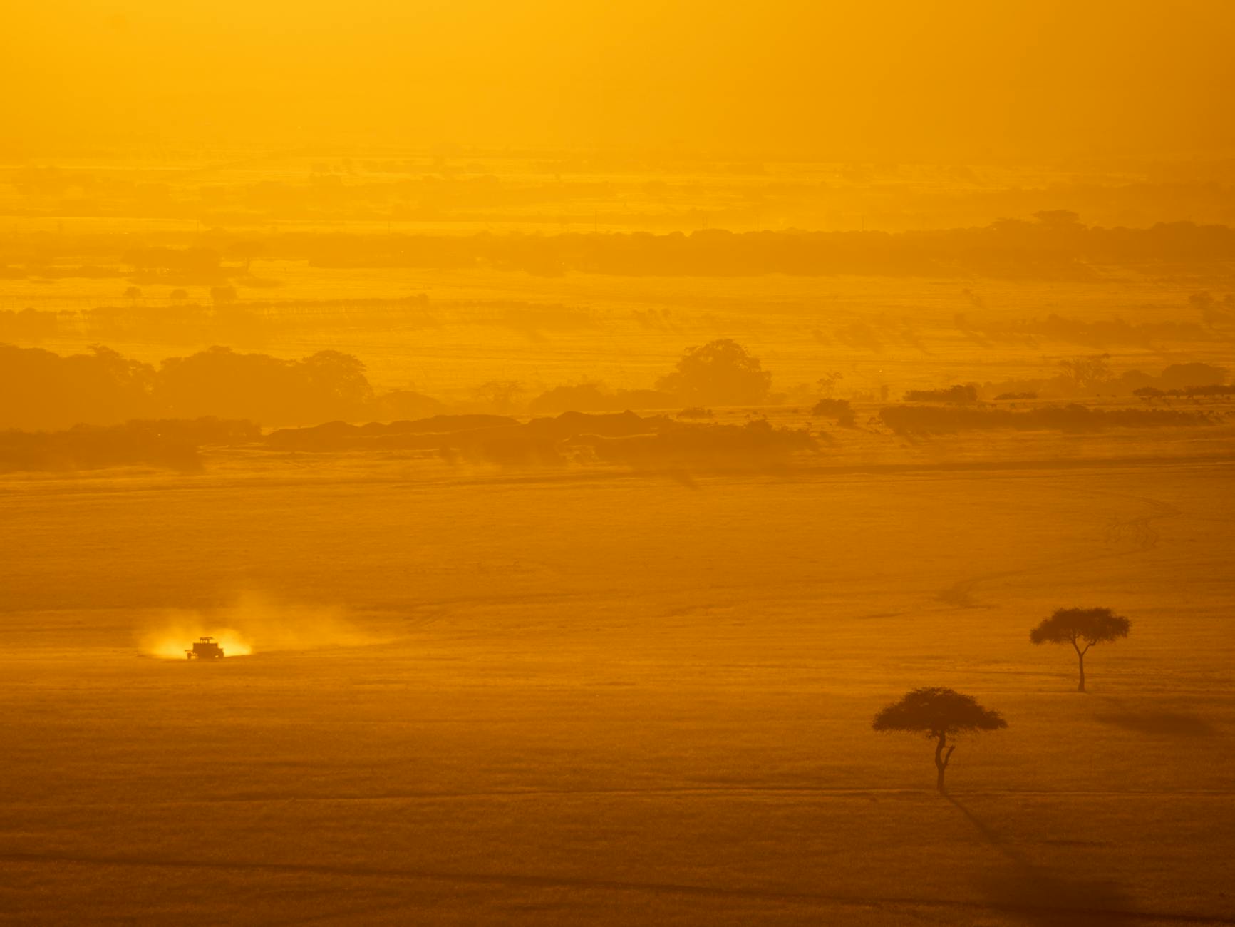 Kenya at golden hour