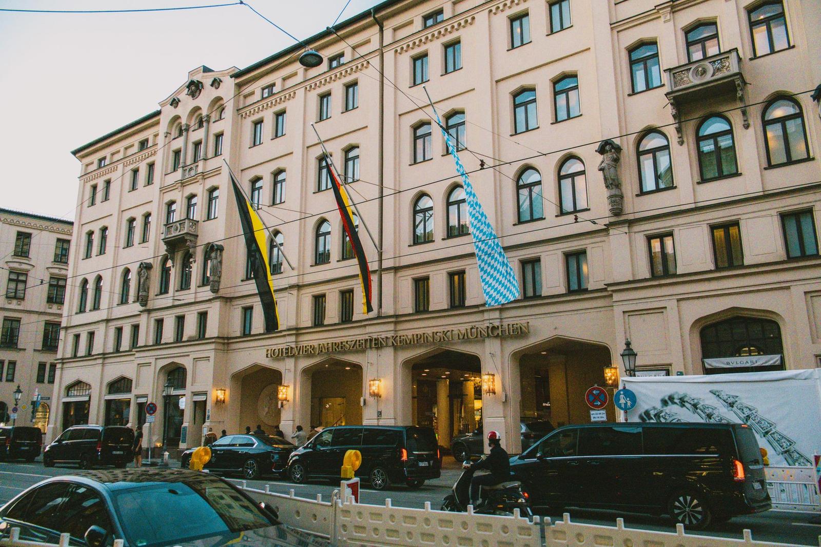 A hotel in Munich, Germany + Austria + Switzerland + France + Netherlands