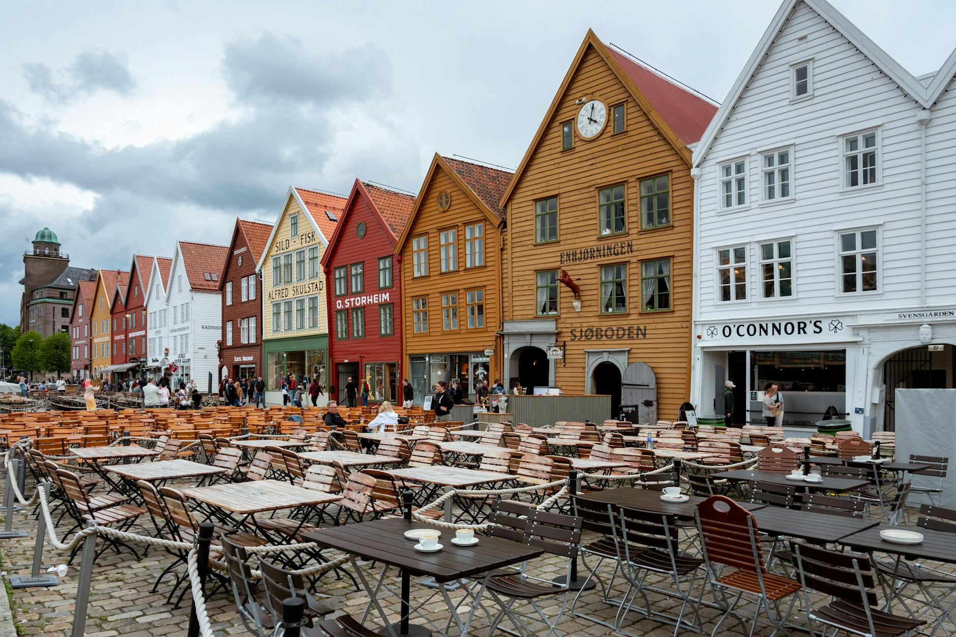 Bergen on day 8, Finland + Sweden + Norway + Denmark