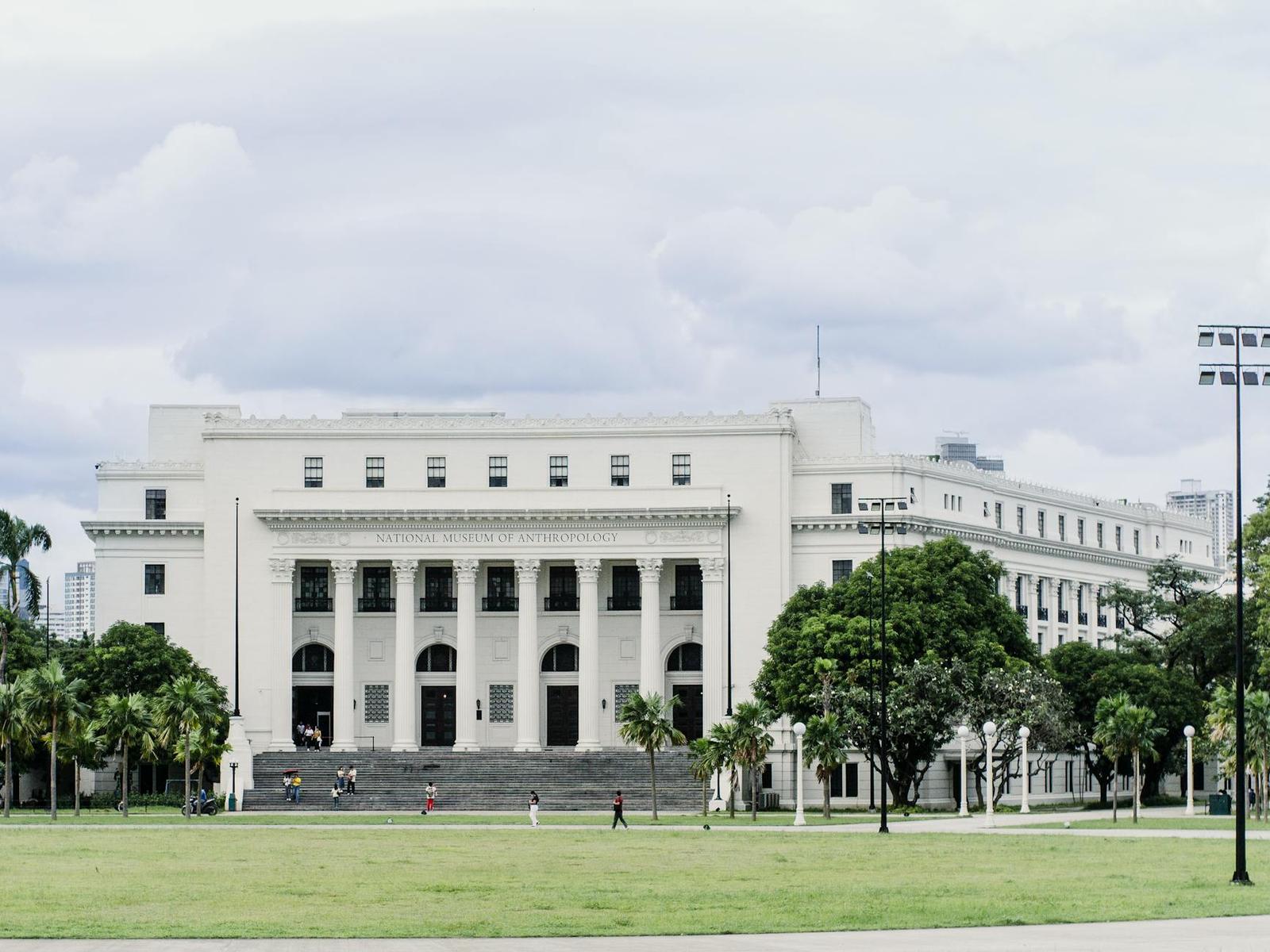 Front view of the National Museum of Anthropology in Manila