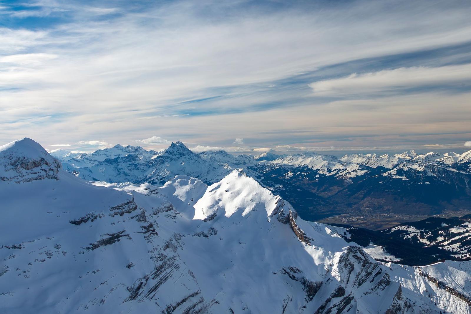 Glacier 3000 Peak Walk, Switzerland + Italy