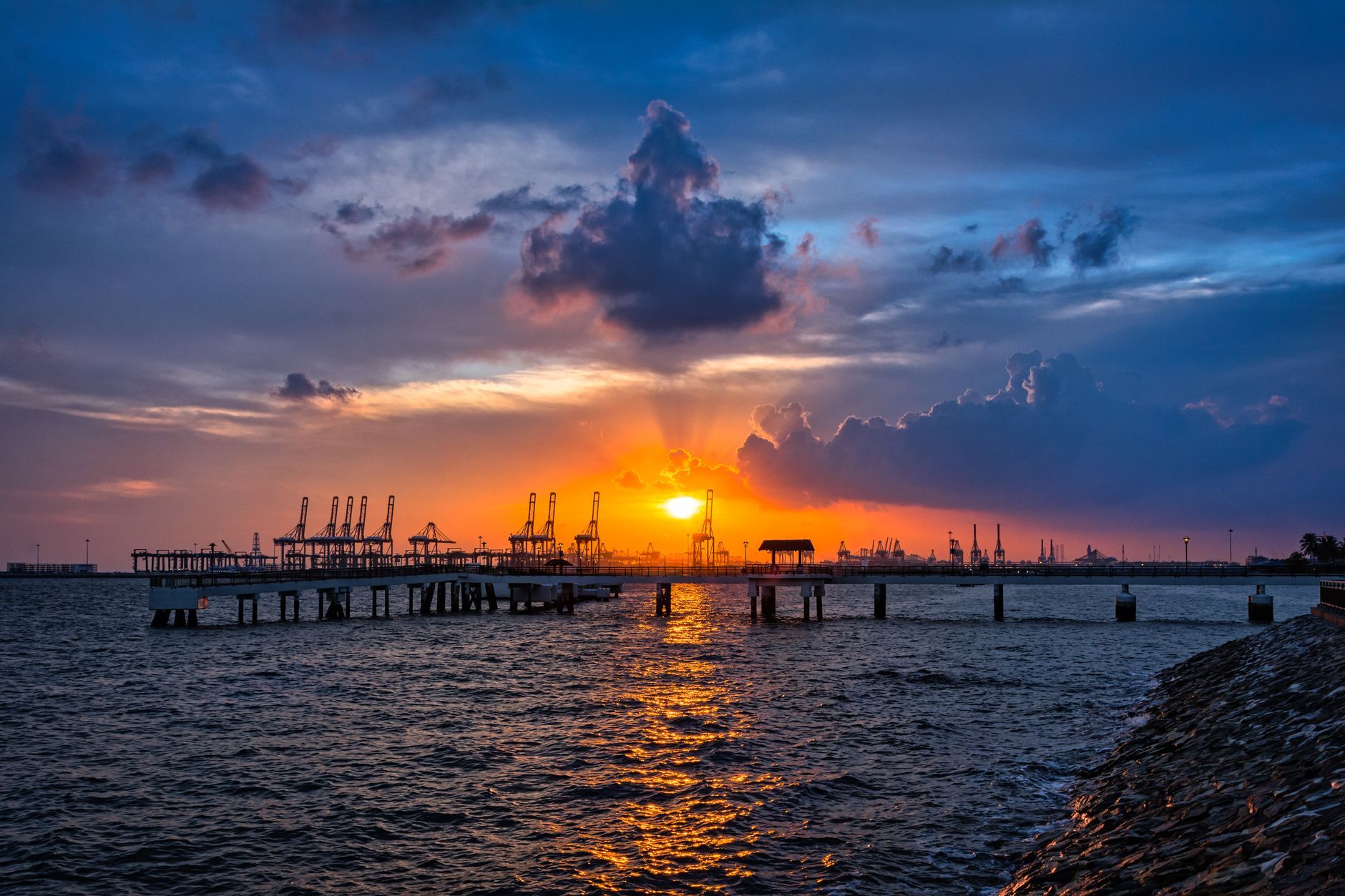 Port Klang on day 6, Singapore