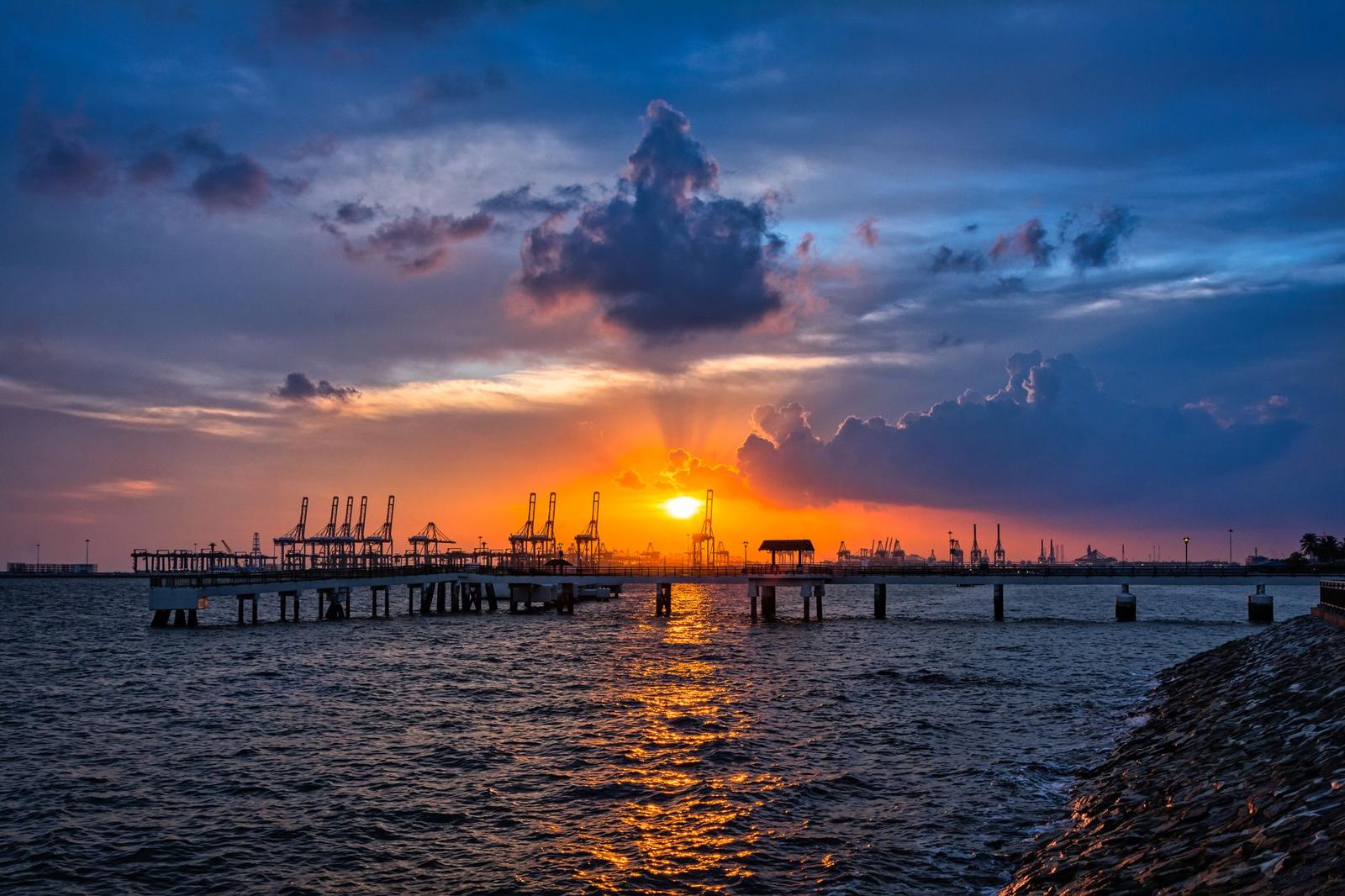 Port Klang on day 6, Singapore