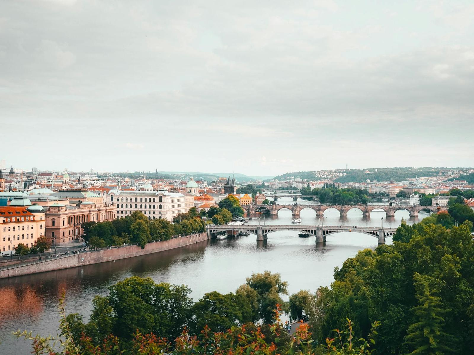 Prague on day 10, Greece + Hungary + Austria + Czechia + Denmark