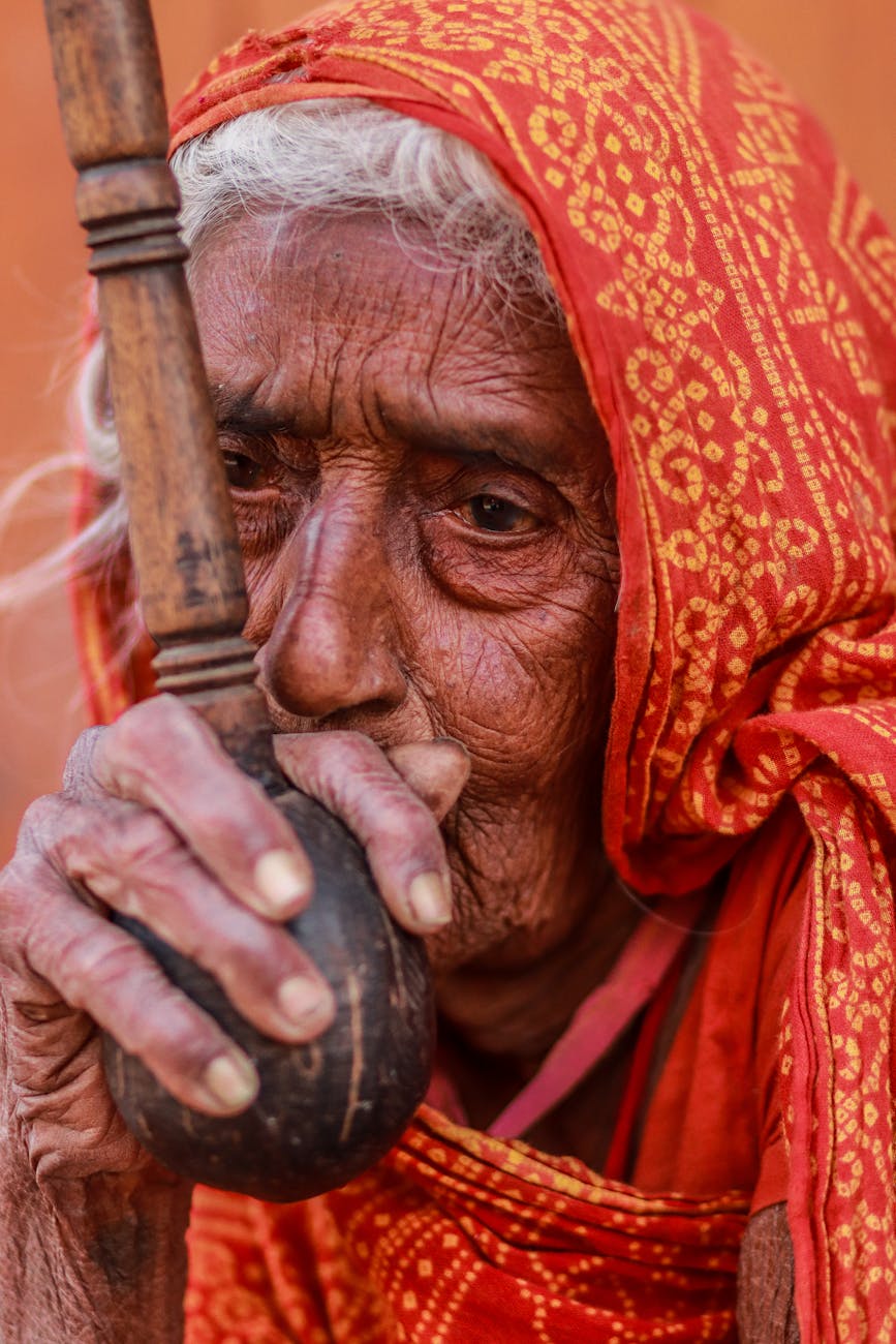 A portrait moment in India