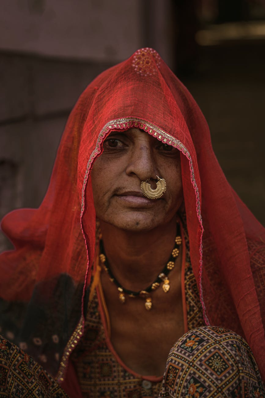A portrait moment in India