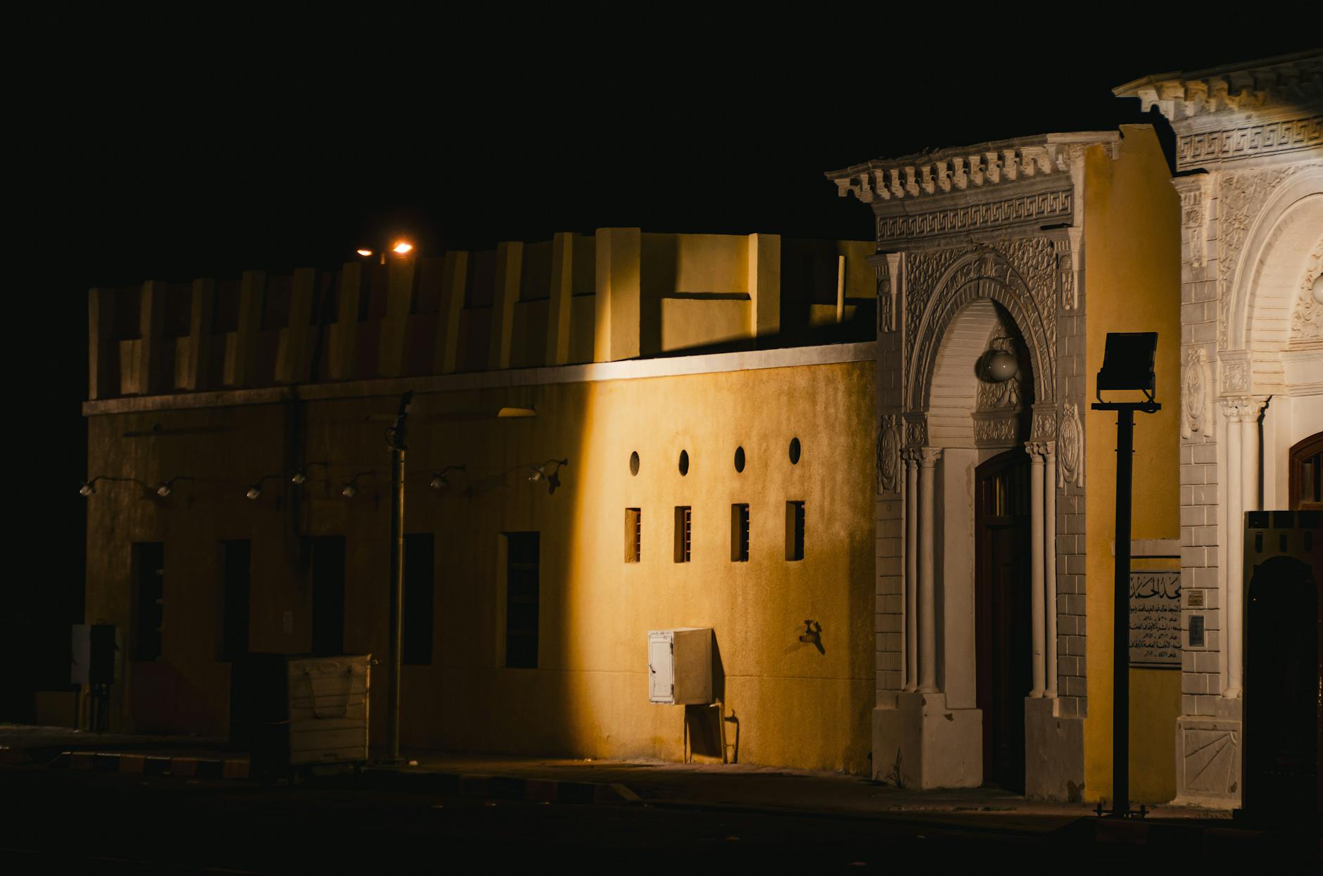 Kufri architecture at night