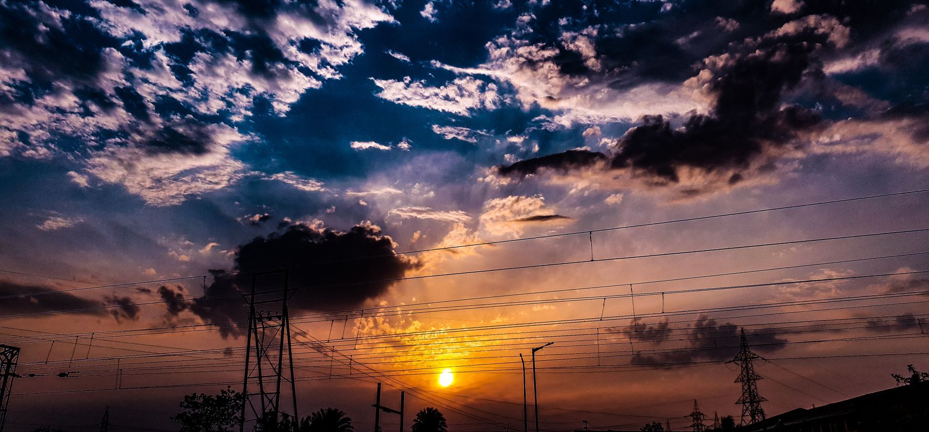 India at golden hour