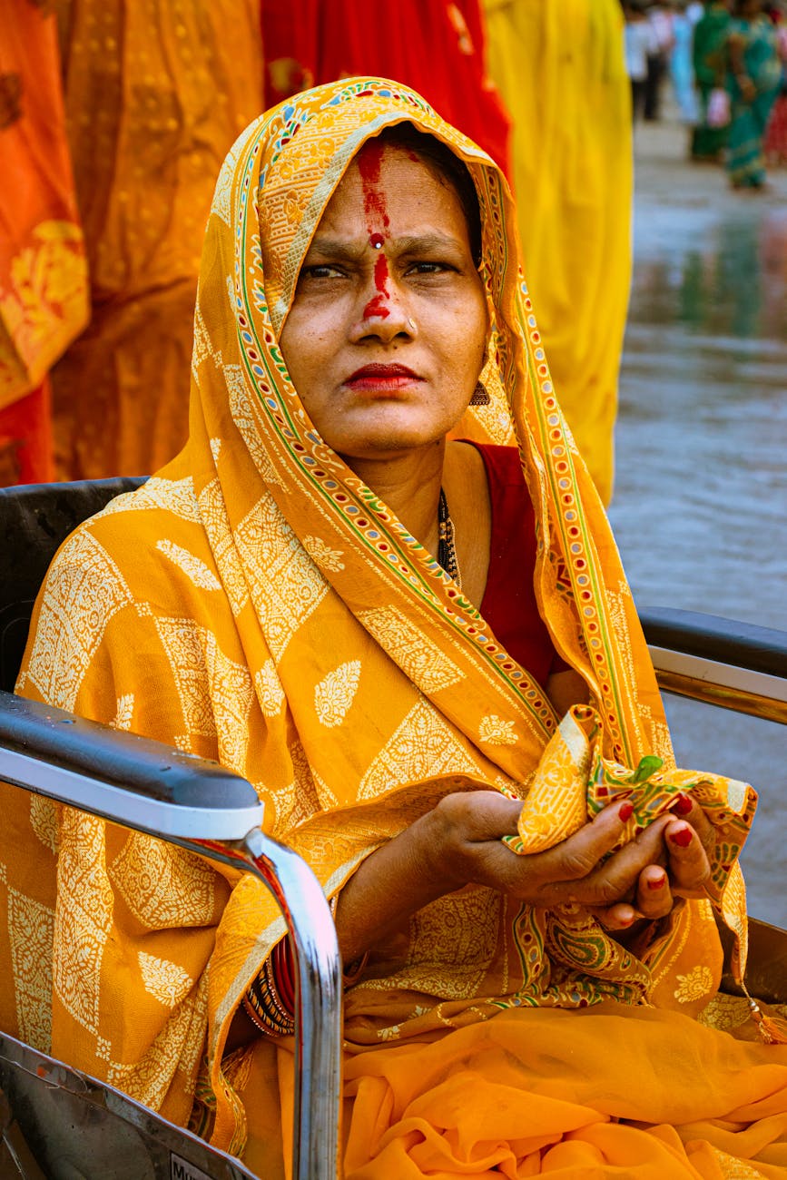 A portrait moment in India