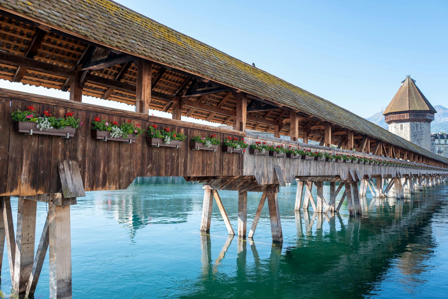 A hotel in Lucerne, Switzerland + France