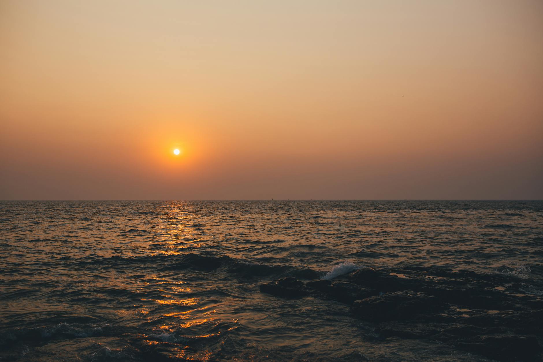 India at golden hour