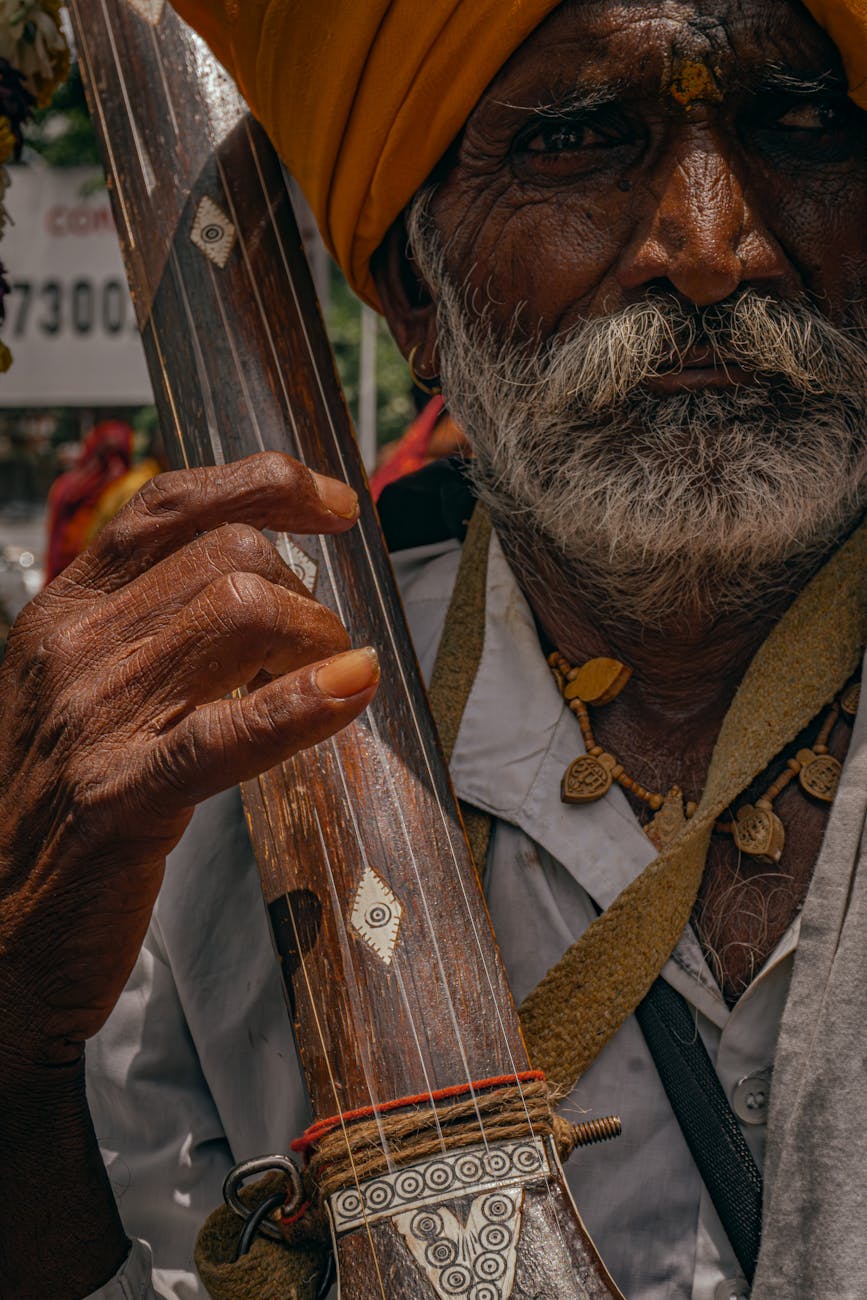 A portrait moment in India