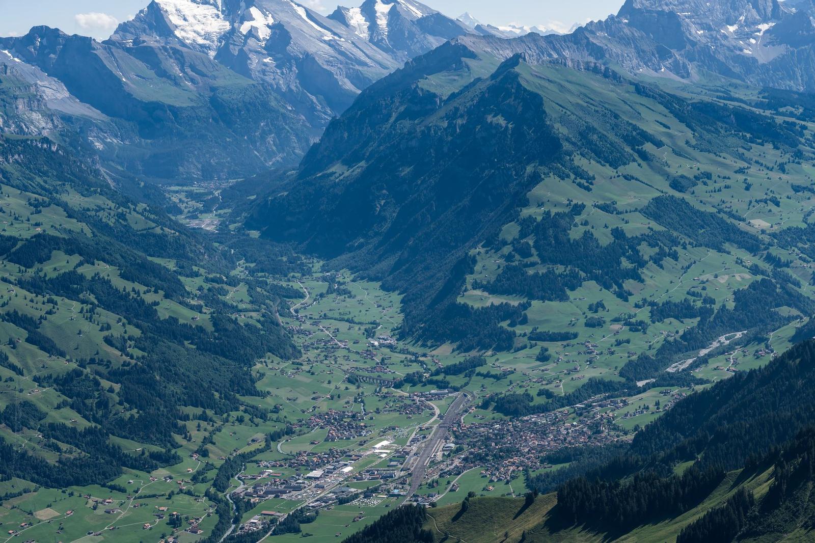 Interlaken on day 5, Netherlands + France + Switzerland