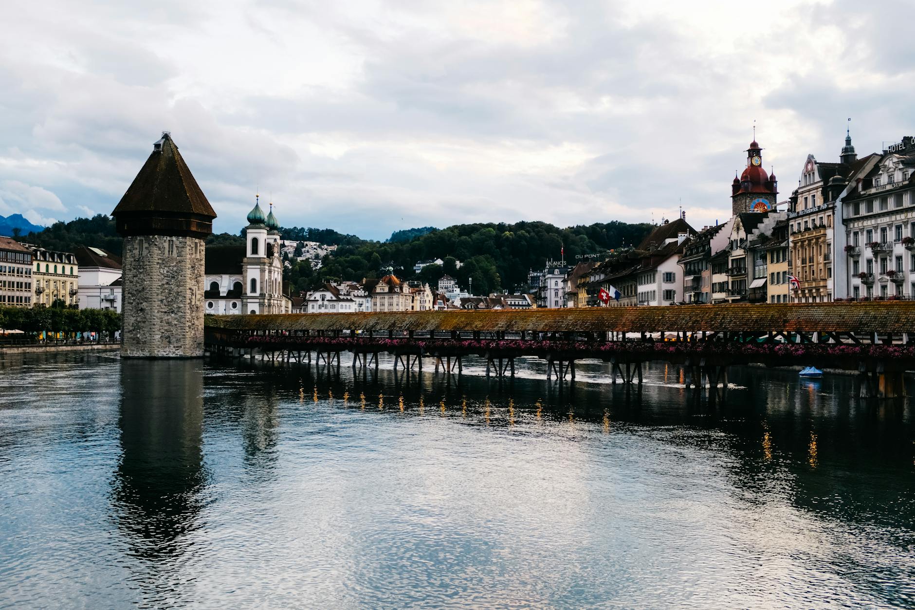 Lucerne on day 7, Switzerland + Italy