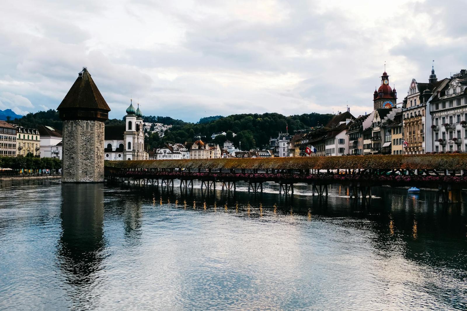 Lucerne on day 7, Switzerland + Italy